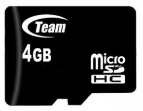  ' MicroSDHC Team 4GB Class 10 (TUSDH4GCL1002)