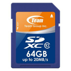   Team 64 GB SDXC class 10 (TSDXC64GCL1001)