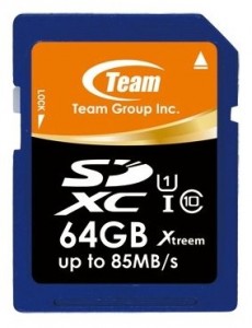  ' Team SDXC 64Gb UHS-1 (TSDXC64GUHS01)