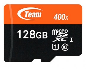   Team microSDXC 128Gb UHS-1 +adapter (TUSDX128GUHS03)