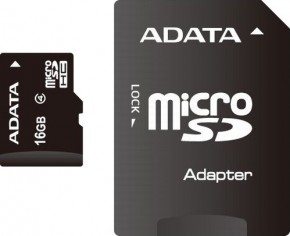   A-Data microSDHC 16GB Class 4 (AUSDH16GCL4-RA1)