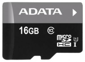   A-Data 16GB microSDHC Class 10 UHS-I U1 (adapter SD) (AUSDH16GUICL10-RA1)