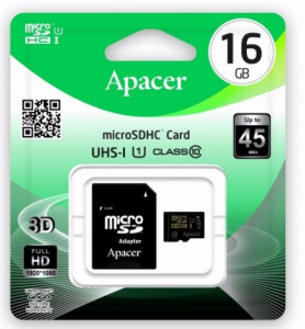   Apacer 16  MicroSDHC Class 10 3