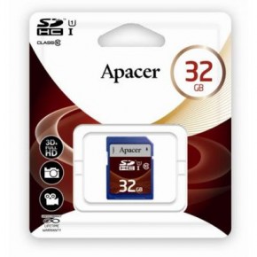  ' Apacer SDHC UHS-I Class10 32GB RP (AP32GSDHC10U1-R) 3