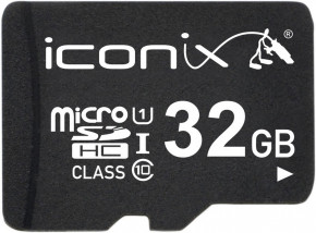   Iconix microSDHC 32Gb Class 10 Adapter SD   