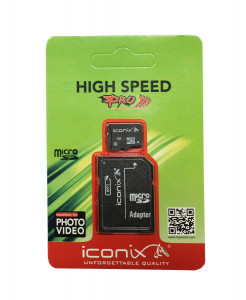   Iconix microSDHC 32Gb Class 10 Adapter SD    4