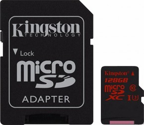   Kingston 128GB microSDXC Cl10