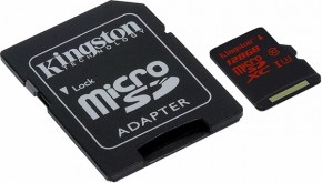   Kingston 128GB microSDXC Cl10 3