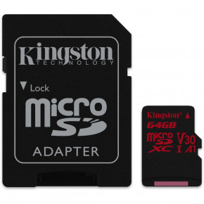   Kingston 64GB microSDXC C10 (SDCR/64GB)