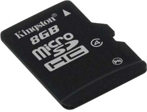   Kingston 8GB microSDHC Class 4 (no adapter) (SDC4/8GBSP) 3