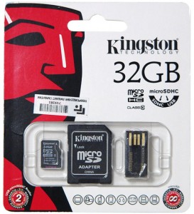   Kingston microSDHC 32GB Class 10 (adapter SD + USB reader) (MBLY10G2/32GB) 4