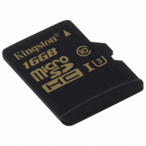   Kingston 16GB microSDHC C10 UHS-I U3 R90/W45MB/s 4K + SD  (SDCG/16GB) 3