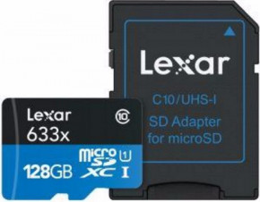   Lexar 128GB 4K + SD (LSDMI128BBEU633A)