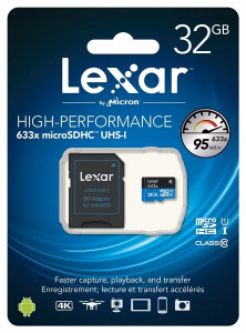   Lexar Micro SDHC 32GB 633x UHS-I C10 High-Performance + SD- (LSDMI32GBBEU633A) 4