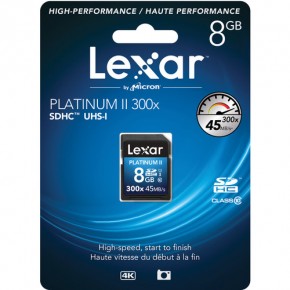   Lexar SDHC 8GB 3