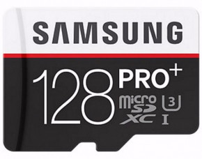   Samsung 128GB microSDXC Pro Plus UHS-I U3 Class 10 (MB-MD128DA/RU)