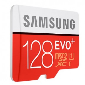   Samsung microSDXC 128GB Evo+ UHS-I 3