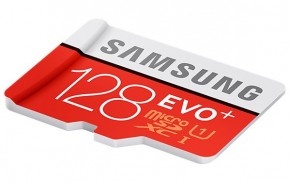   Samsung microSDXC 128GB Evo+ UHS-I 4