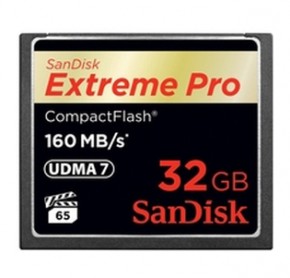   Sandisk Compact Flash 32GB eXtreme Pro 160MB/s (SDCFXPS-032G-X46)