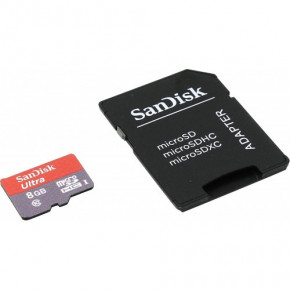   SanDisk 8GB Ultra microSD XC class 10  3