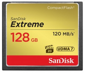   Sandisk CF 128GB Extreme (SDCFXSB-128G-G46)