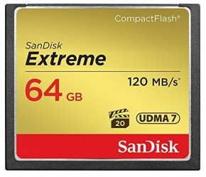   Sandisk CF 64GB Extreme (SDCFXSB-064G-G46)