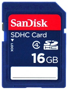   Sandisk 16GB SDHC Class 4 (SDSDB-016G-B35)