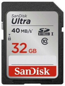   Sandisk Ultra SDHC 32GB Class 10 UHS-I 80MB/s (SDSDUNC-032G-GN6IN)