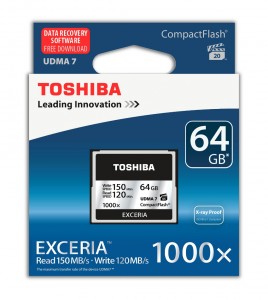   Toshiba Compact Flash 1000X 64GB (CF-064GSG(BL8))