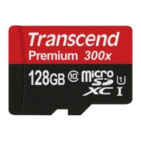   Transcend 128GB microSDXC class 10 UHS-I (TS128GUSDU1)