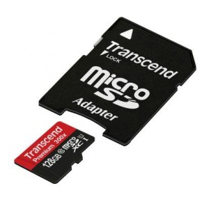   Transcend 128GB microSDXC class 10 UHS-I (TS128GUSDU1) 3