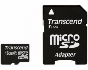   Transcend 16  MicroSDHC Class 10 3