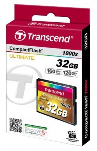  ' Transcend Compact Flash 32GB (1000X) (TS32GCF1000) 3