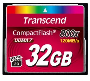  ' Transcend CF 32GB (800X) (TS32GCF800)