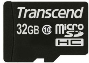  ' Transcend microSDHC 32 GB Class 10 (no adapter) (TS32GUSDC10)