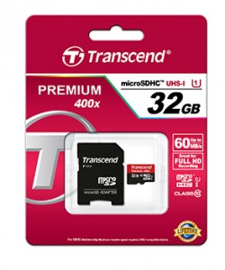   Transcend microSDHC 32GB Class 10 UHS-I (adapter SD) (TS32GUSDU1) 3