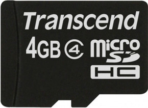   Transcend microSDHC class 4 4Gb