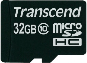   Transcend microSDXC/SDHC Class 10 32Gb