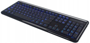  HQ-Tech KB-307F Black/Blue USB 3