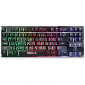  Real-El 8710 Gaming TKL Backlit Black