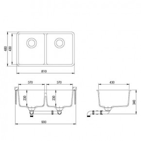   AquaSanita Arca SQA200-710 Alba 3