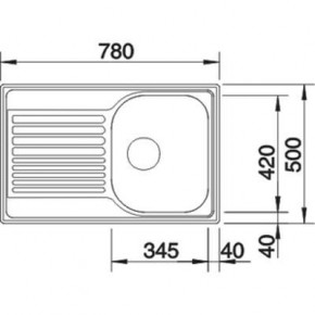   Blanco 513675 tipo 45S compact .  4