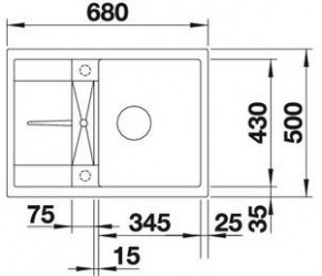   Blanco 519572 METRA 45S COMPACT  5