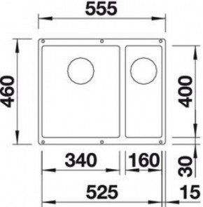   Blanco Subline 340/160-U  (520408) 3