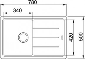   Franke BFG 611-78,  (114.0258.040) 4