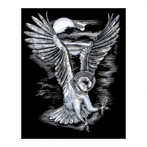    Sequin Art ARTFOIL SILVER Barn Owl SA0537