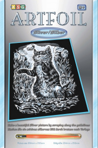    Sequin Art ARTFOIL SILVER Kitten SA1034