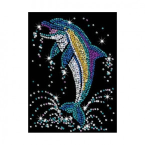    Sequin Art BLUE Dolphin SA1516 3