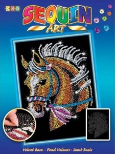    Sequin Art BLUE Horse SA1517