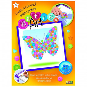    Sequin Art BUTTON Butterfly SA1528